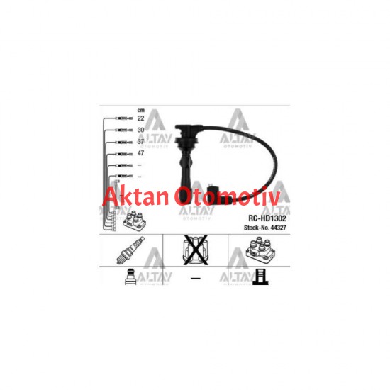 BUJİ KABLOSU TAKIM I-20 1.2cc 12= (RC-HD1302)