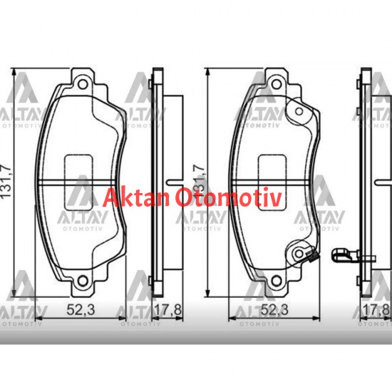 FREN BALATASI COROLLA 98-02 ÖN