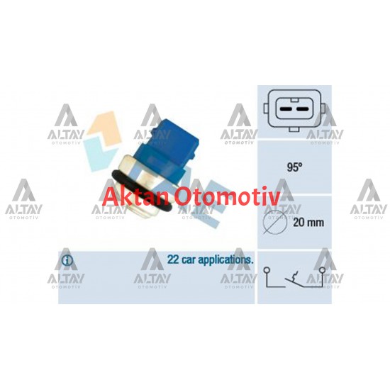 MÜŞÜR HARARET TRANSPORTER T4 99-03 AJA-ACV 2.4-2.5 TDİ (2 FİŞLİ) MAVİ