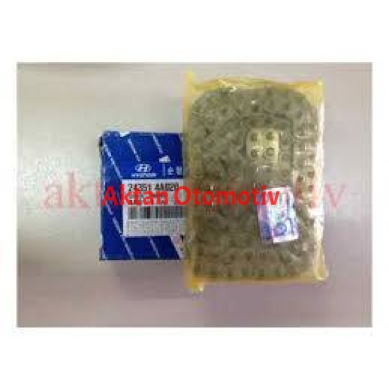 EKSANTRİK ZİNCİR SETİ ACCENT 06-11 ERA / BLUE 11-20 / GETZ 06-11 / CERATO 04-09 / RIO 06-11 / I-20 09-20 / I-30 07-11 / ELANTRA 16-18 / DİZEL (D4FA - D4FB - D4FC) / (8 PARÇA)