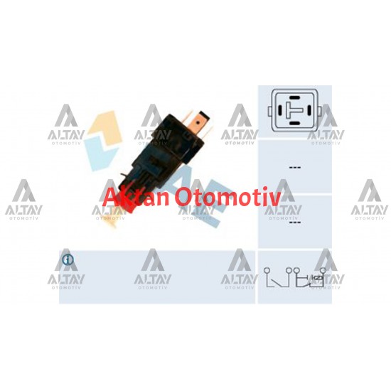 MÜŞÜR FREN PEDAL CORSA C / COMBO C / CORSA D / MERIVA A / MERIVA B / TIGRA B 4 FİŞLİ