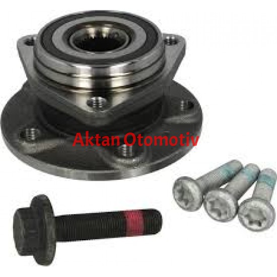 TEKER PORYASI GOLF6 12= / A3 12= / PASSAT 12= / SUPER B 15= ÖN RULMANLI 5 BİJON ABSLİ 85mm