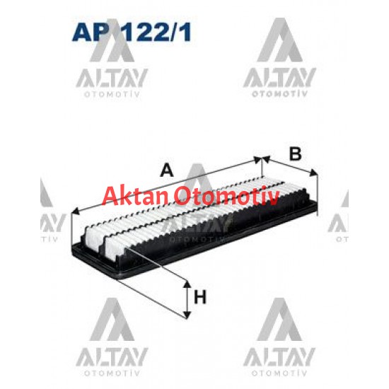 HAVA FİLTRESİ I-10 13= 1.0-1.2 BENZİNLİ