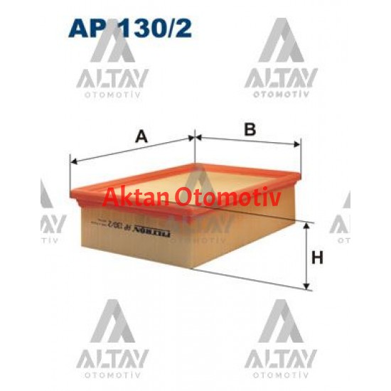 HAVA FİLTRESİ 307 1.4 1.6 2.0 HDI 00-02 CC 03= SW 02= / C4 2.0 04=