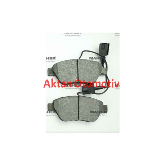 FREN BALATA LINEA 10= / FIORINO 07= / NEMO 07= / BIPPER 08= / PUNTO EVO 09-12 (ÇİFT FİŞLİ) ÖN