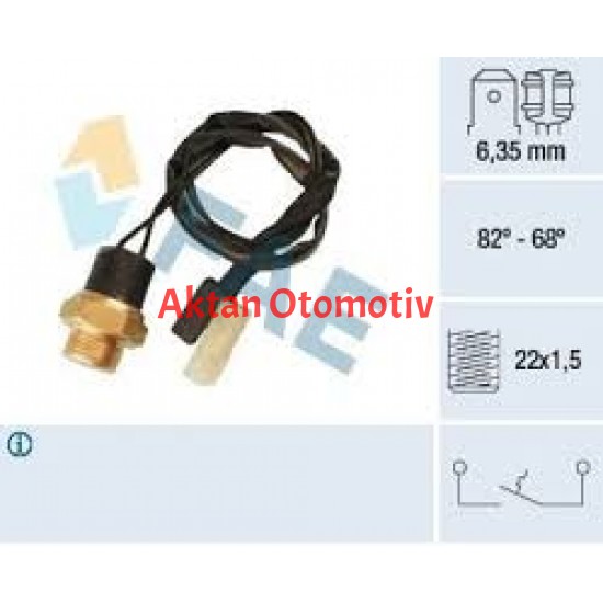 MÜŞÜR FAN DOGAN / ŞAHİN / KARTAL / M.131 DKS       77-02 KABLOLU 82-68°C