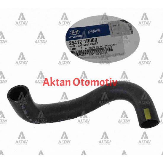 HORTUM RADYATÖR ALT ACCENT 11= BLUE BENZİNLİ / RIO 12=