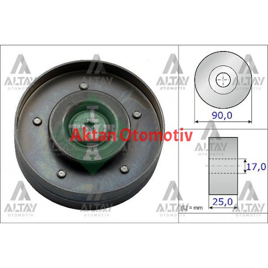 RULMAN V KAYIŞ GERGİ A4 / A5 / Q5 08-12 CPFA-CJKA-CDHA-CDNC 1.8 TFSİ-2.0 TFSİ