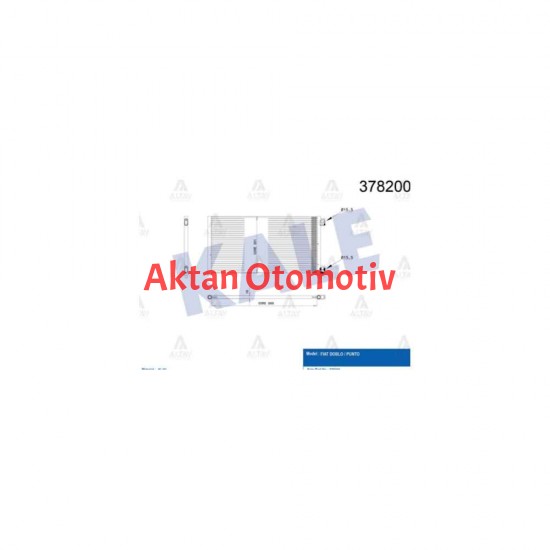 RADYATÖR KLİMA DOBLO 01-10 1.3JTD-1.9JTD M-T