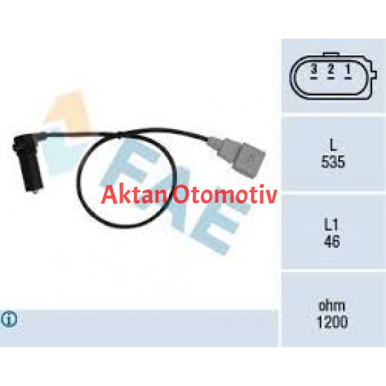 SENSÖR KRANK DEVİR GOLF4 / BORA / A3 97-04 AGR-ALH-AHF 1.9 TDİ