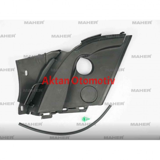 CAM ALT IZGARA UÇ BAKALİTİ CIVIC 06-12 FD6 LASTİK+KLİPSLİ SAĞ