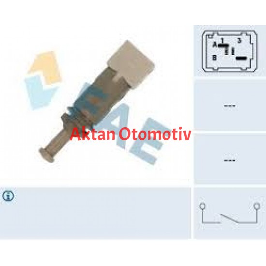 MÜŞÜR FREN PEDAL CLIO II / KANGOO / LAGUNA I-II / MASTER / MOVANO GRİ 2 FİŞLİ