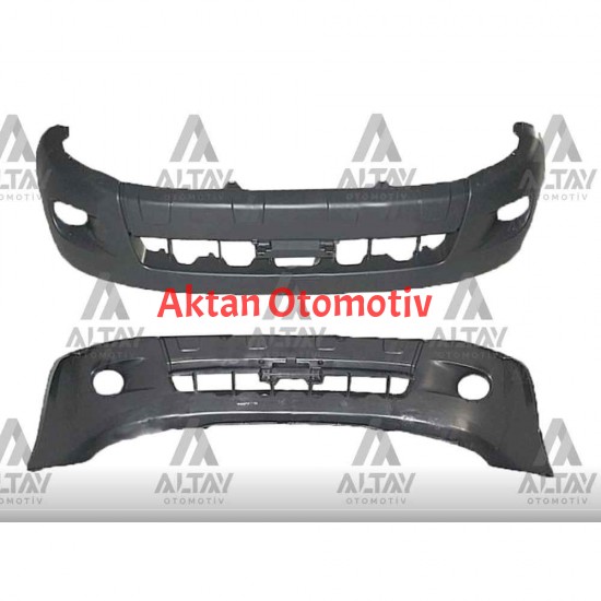 TAMPON HILUX ÖN 06-09 D4D 4X2 SİYAH DODİK DELİKLİ SİSLİ