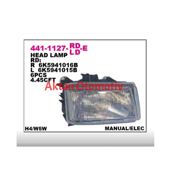 FAR POLO CLASSIC / CADDY  97-00 SAĞ