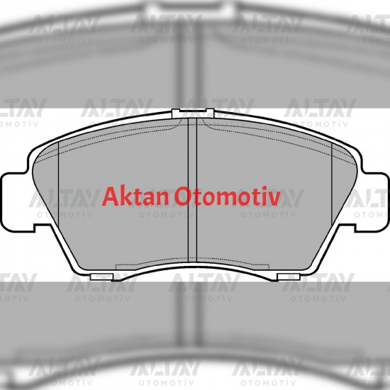 FREN BALATA CIVIC  96-00 1.6 ÖN