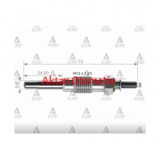 KIZDIRMA BUJİSİ (ISITMA) PARTNER / BERLINGO / J9 / BOXER 1.9 11V.