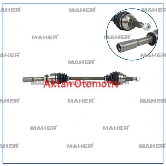AKS KOMPLE ÖN LAGUNA II 01-07 / SAĞ 1.6 16V 5 İLERİ M-T JH3 ŞANZIMAN 793,5mm