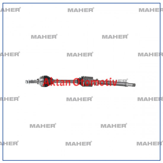 AKS KOMPLE ÖN TRANSIT 06-14 V347 / KALIN MİL 115PS & 140PS SAĞ 2.2TDCI ABSLİ 48 DİŞ 1091mm