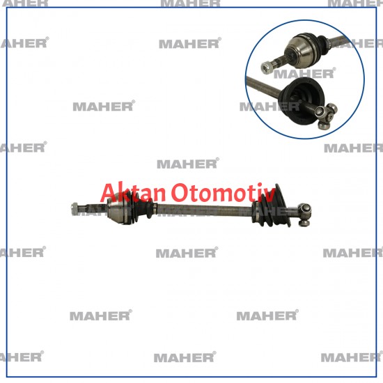 AKS KOMPLE ÖN CLIO I  90-98 / SOL 1.2 M-T 613mm