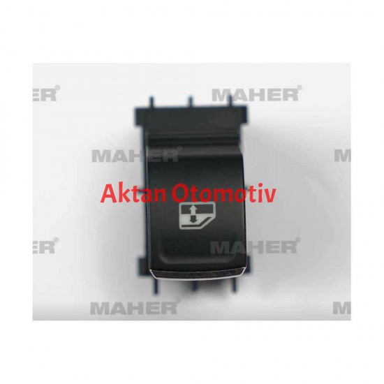 DÜĞME CAM AÇMA GOLF7 13= (TEKLİ) KROMLU