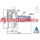 AKS KAFASI DIŞ CIVIC  96-00 / ABSLİ 26X55X28