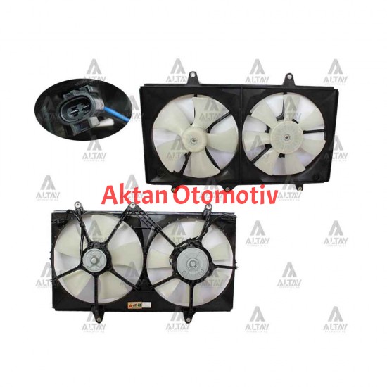 FAN RADYATÖR COROLLA  98-02 ÇİFTLİ