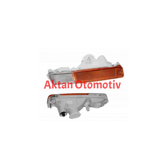 SİNYAL LAMBASI TAMPON L-200  99-05 SARI-BEYAZ SAĞ