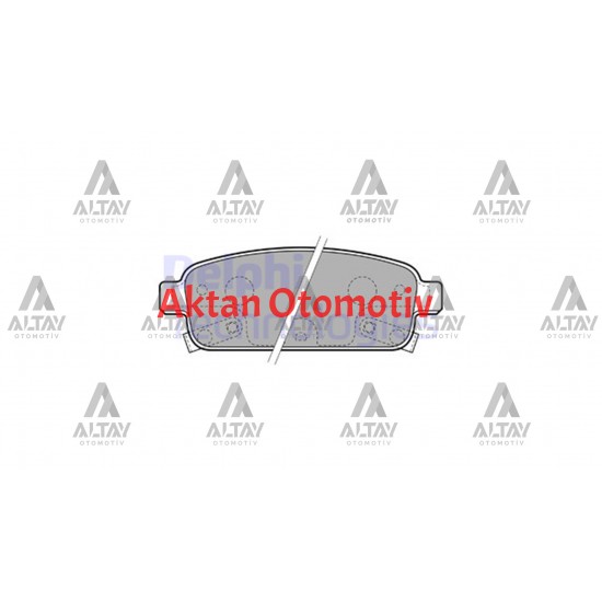 FREN BALATA CRUZE 09-12 / OPEL ASTRA J 09-13 / MOKKA 12-13 15-16 JANT) ARKA