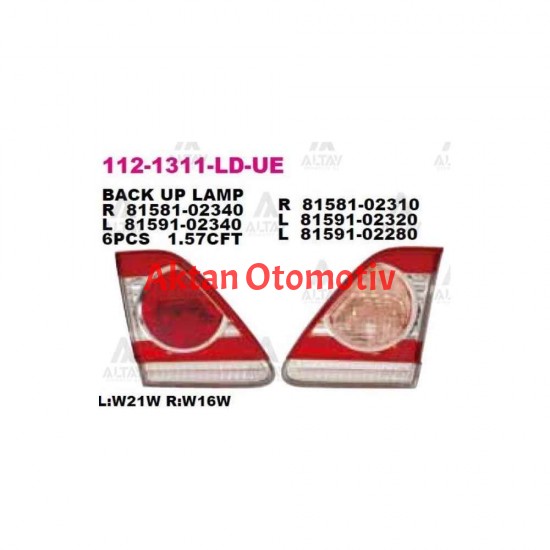 STOP LAMBASI COROLLA 10-12 İÇ SOL