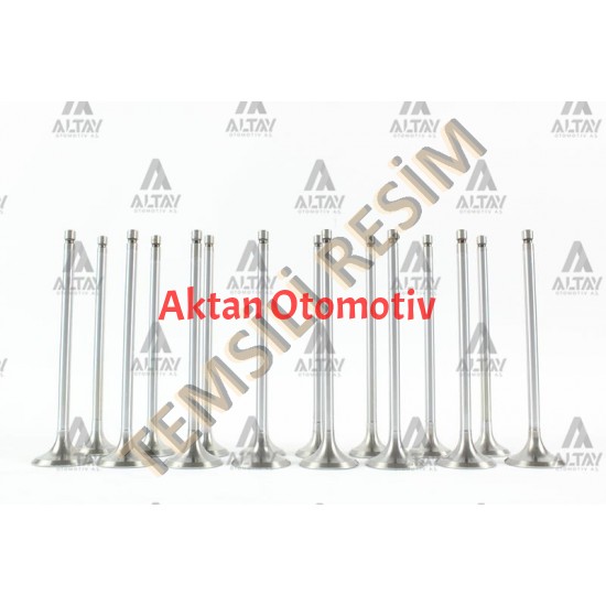 SUPAP TAKIM AVENSIS 03= 2.0 16V 1CDFTV DİZEL (IN-8 ÖLÇÜ:28X5.98X102.6 / EX-8 ÖLÇÜ:23.9X5.975X102)