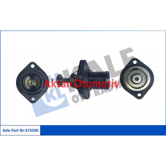 TERMOSTAT C4 I 04-07 / C5 I 01-04 / C5 II 04-08 / C5 III 08= / 206 98-09 / 307 00-07 / 406 99-04 / 407 04-11 / 2.0 16V KOMPLE CONTALI 89°C