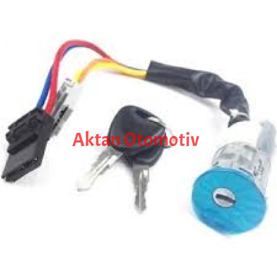 KONTAK KİLİDİ+ANAHTAR RENAULT KANGOO I