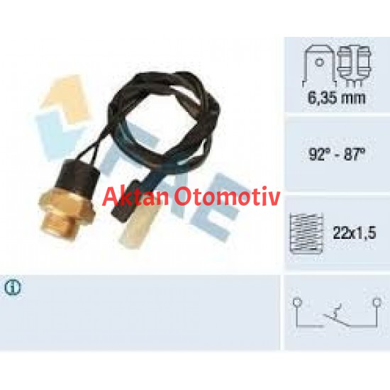 MÜŞÜR FAN DOGAN / ŞAHİN / KARTAL / M.131 DKS       77-02 KABLOLU 82-97°C
