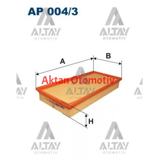 HAVA FİLTRESİ TOUAREG / Q7 / CAYENNE 04= 2.5 TDI-3.0 TDI-4.2