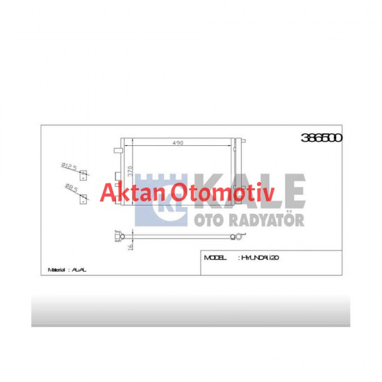 RADYATÖR KLİMA I-20 09-12 BENZİNLİ