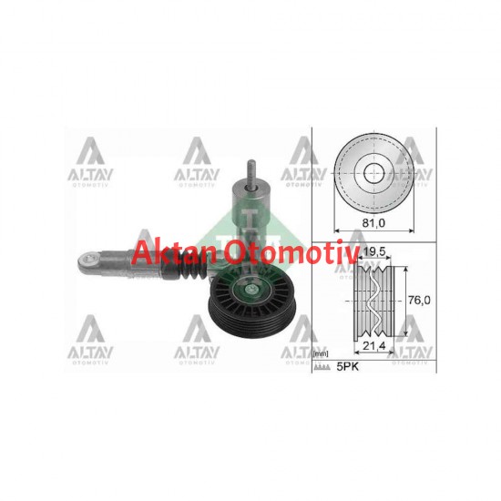 VANTİLATÖR GERGİSİ PASSAT / A4 01-05 AVF-AVB 1.9 TDİ KOMPLE
