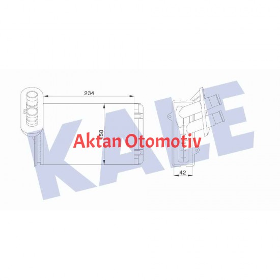 RADYATÖR KALORİFER POLO / CLASSIC / GOLF3 / CORDOBA 97-01 MEKANİK