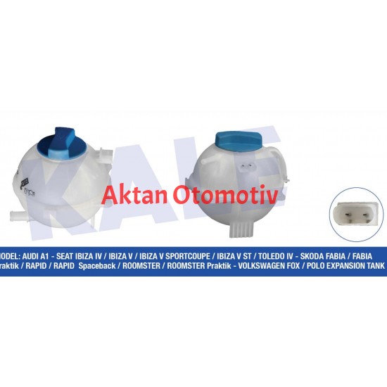 YEDEK SU DEPOSU POLO / CORDOBA / FABİA 02-09 1.4-1.4 TDI-1.6 (KAPAKLI)