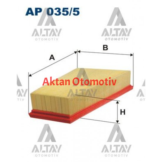 HAVA FİLTRESİ W176 / W246 / 117 A SERİ B SERİ 12= M270