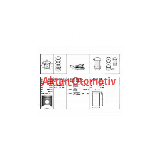 PİSTON SEGMANLI HD-72 050