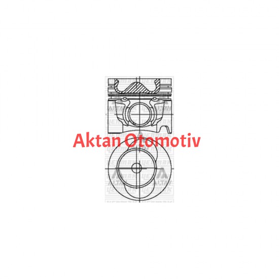 PİSTON SEGMANLI LT / CRAFTER 06-10 2.5TDI BJK-AVR STD