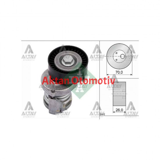 VANTİLATÖR GERGİSİ POLO / GOLF4 / BORA / CORDOBA / İBİZA / LEON / FABİA 97-08 AEE-ALM-AFH-AHW-BBY-BKY-BBZ-BCB-BUD-CGGB 1.6-1.4 16V-1.6 16V KOMPLE