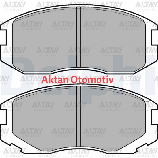 FREN BALATA TERIOS 02-07 1.3 / 1.5 4X4 / PROTON 96-00 1.3 / 1.5 ÖN