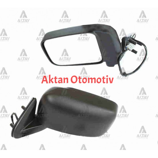 AYNA DIŞ DİKİZ PICKUP 03= YD25 ELEKTRİKLİ SİYAH SOL