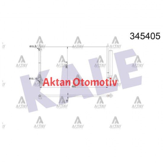 RADYATÖR KLİMA ACCORD IX 2.0 2.4 16V 3.0 V6 24V 13=