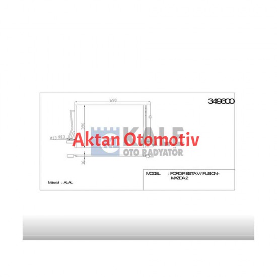 RADYATÖR KLİMA IX-35 10-15 / SPORTAGE 11-15 1.6 BENZİNLİ