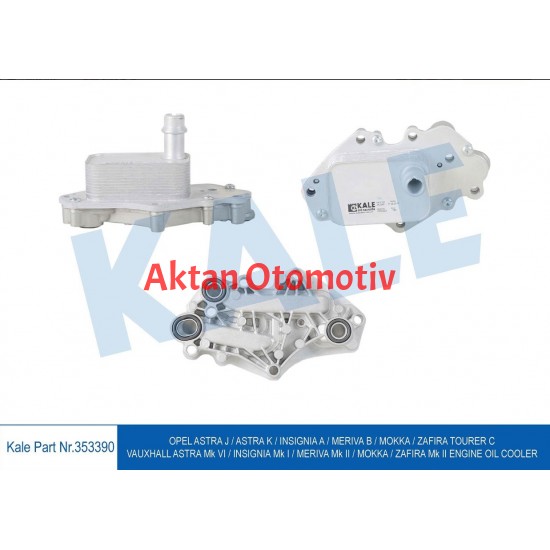 YAĞ SOĞUTUCUSU ASTRA J B16DTH-B16DTL-D16DTH  KOMPLE