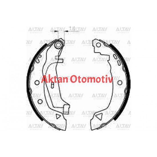 FREN BALATA R.19  91-02 PABUÇ ARKA