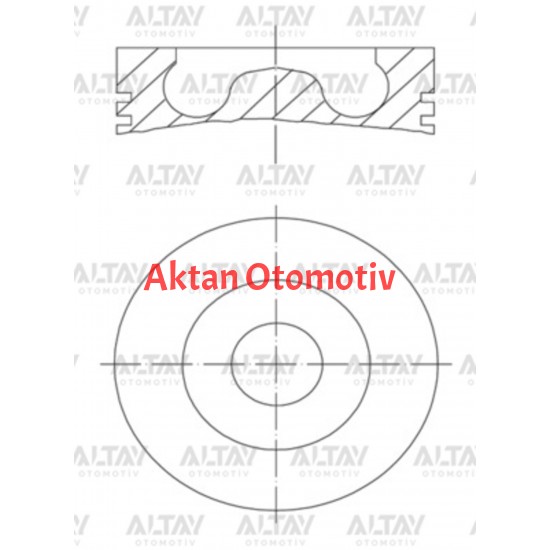 PİSTON SEGMANLI PASSAT / A4 / A6 04-10 2.0TDI BKP-BKD-BRE 050