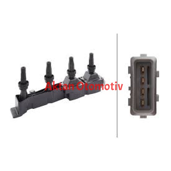 ATEŞLEME BOBİNİ 206 98-06 1.6 16V / 207 06-12 1.6 16V / XSARA 97-05 1.6 / C3 02-09 1.6 / C4 04-09 1.6 / 307 00-07 1.6 / TU5JP4